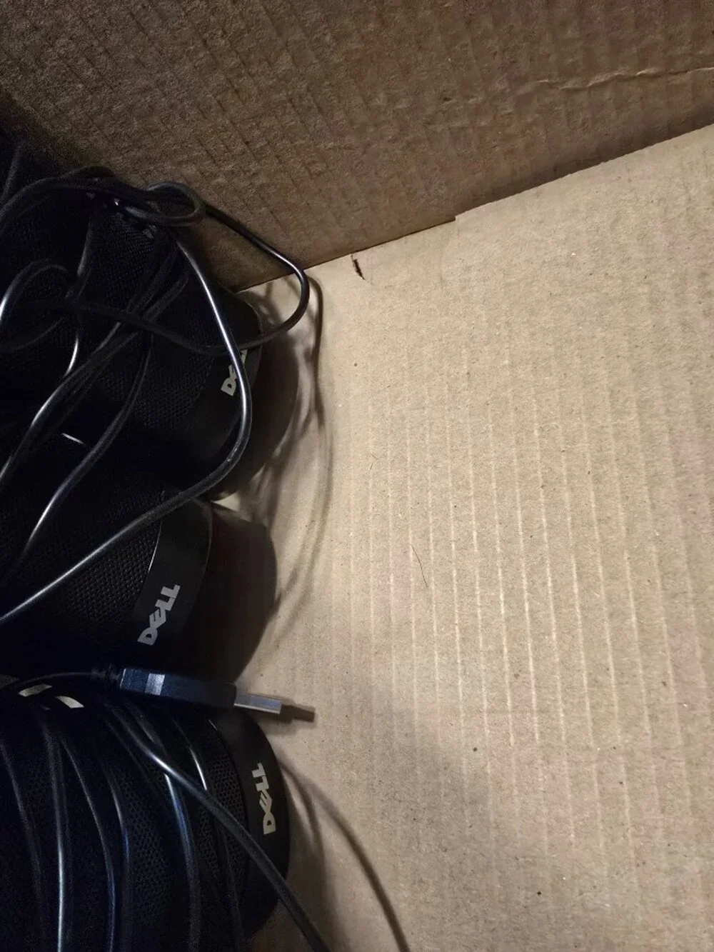 Dell USB or AV Plug Desktop Computer Speakers Lot Of 4 Twin Pair Multimedia PC A